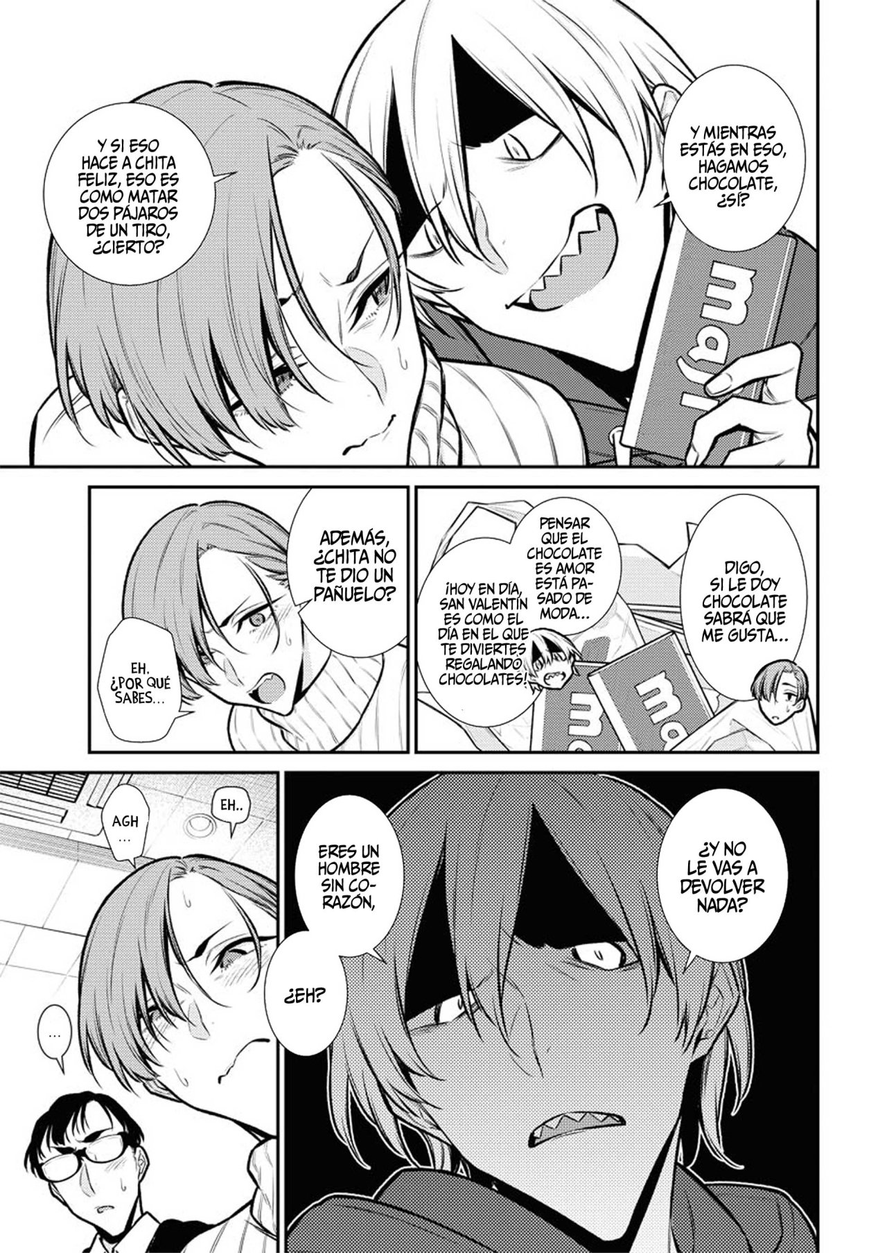 Yancha Gal no Anjou-san Capitulo 98: Campaña de San Valentin página 8