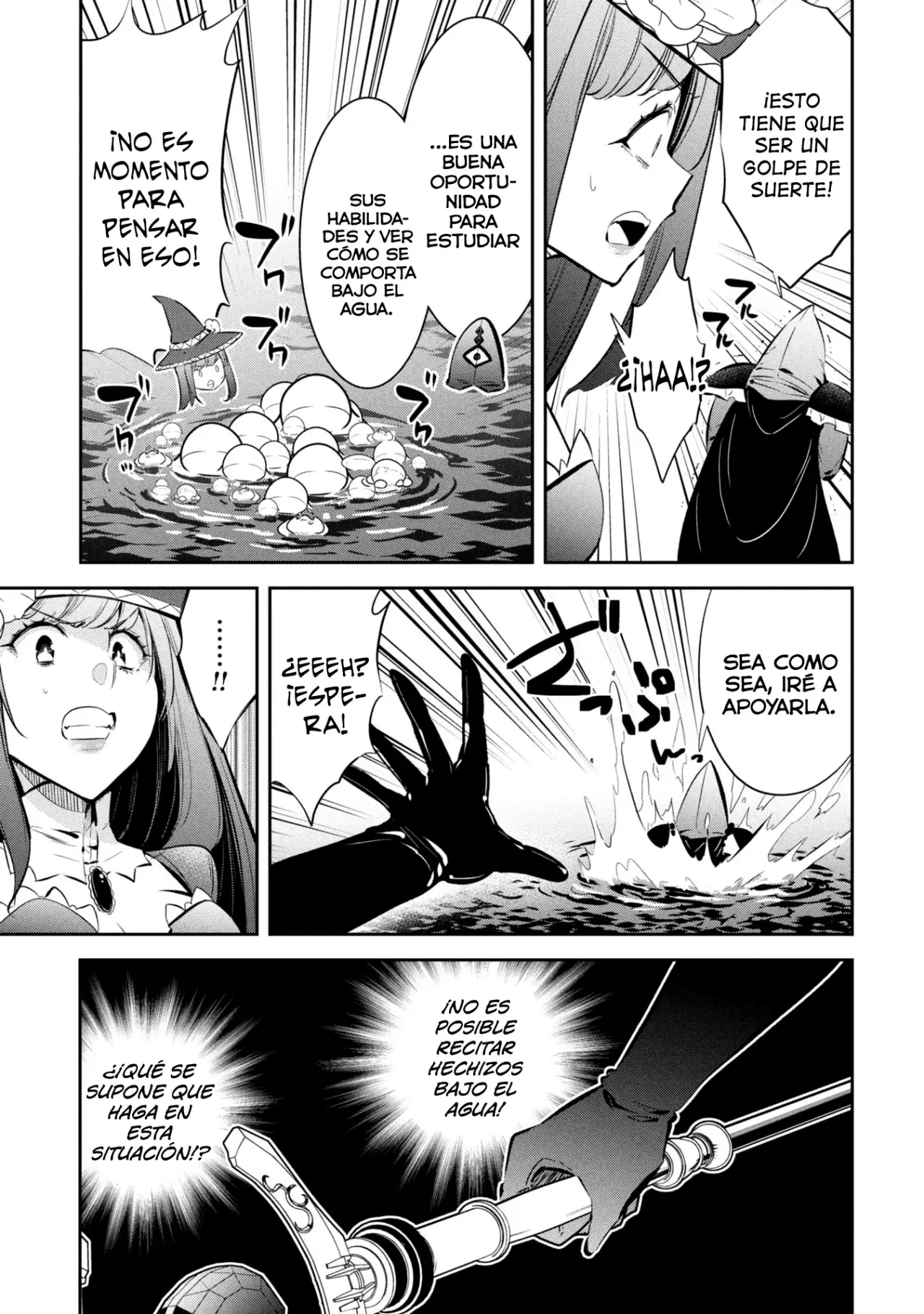 Mou Yamete Kaifuku Shinaide Kenja-sama! Capitulo 12: En el fondo del agua página 7