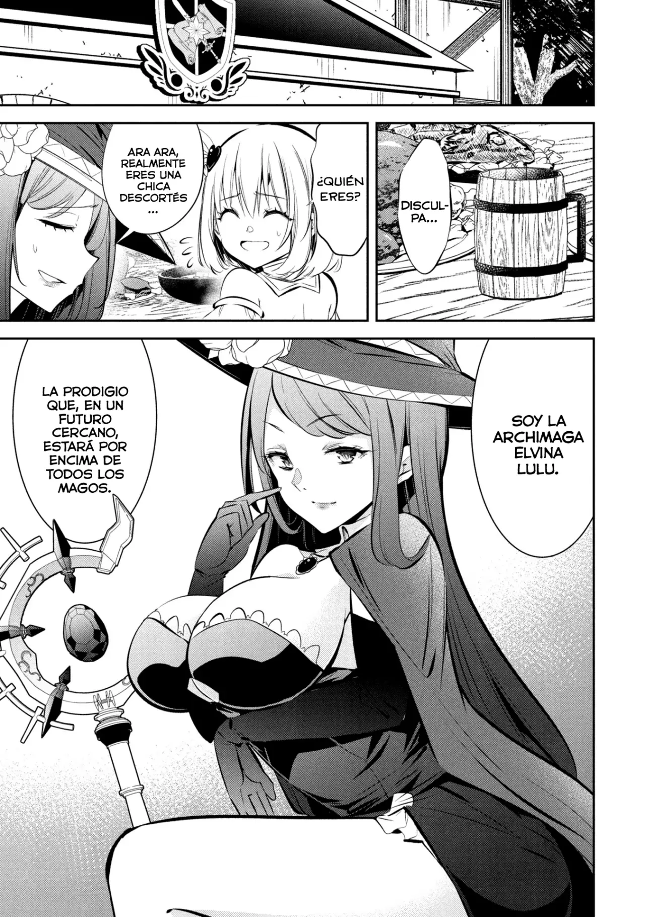 Mou Yamete Kaifuku Shinaide Kenja-sama! Capitulo 3: Elvina, la prodigiosa maga página 5