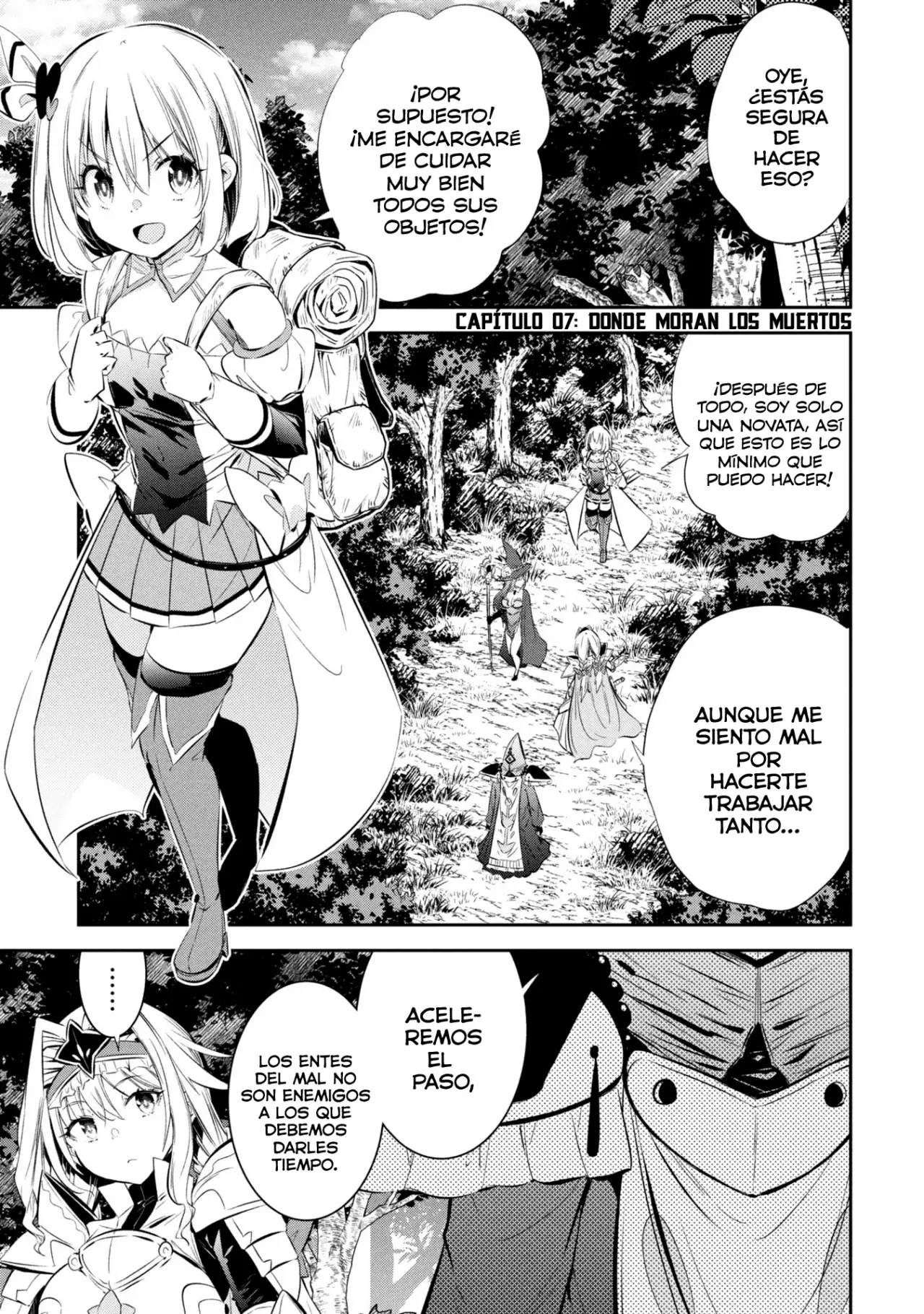 Mou Yamete Kaifuku Shinaide Kenja-sama! Capitulo 7: Donde moran los muertos página 3