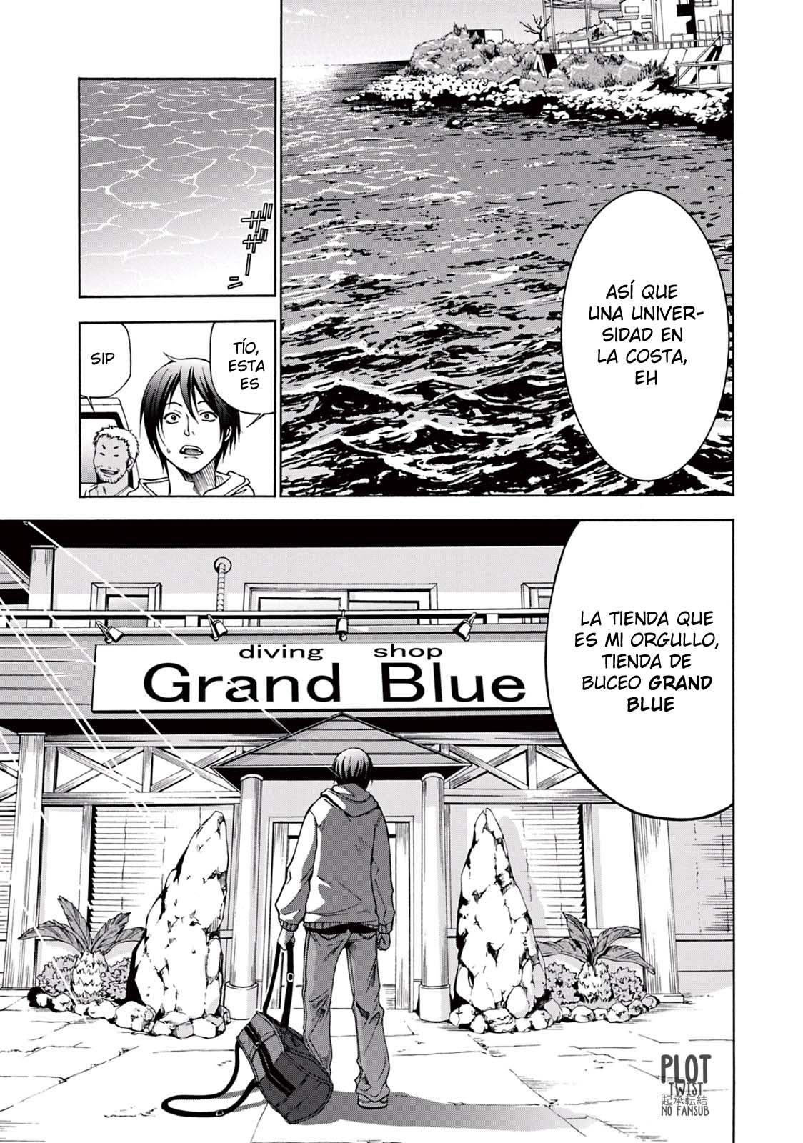 Grand Blue Capitulo 1: Azul Profundo página 12