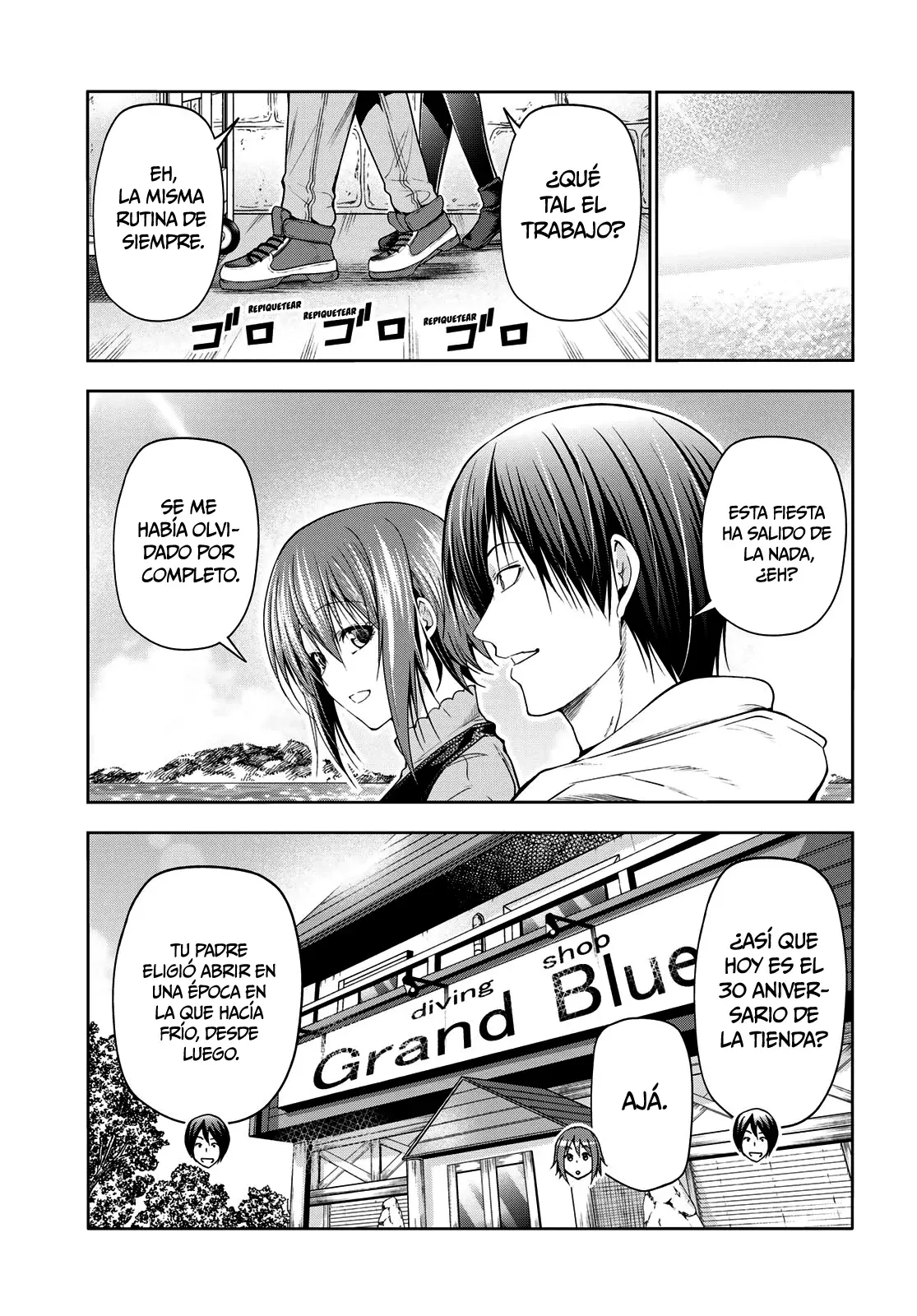 Grand Blue Capitulo 100: ¡aniversario! página 6