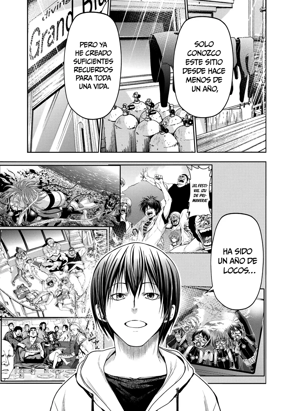 Grand Blue Capitulo 100: ¡aniversario! página 8