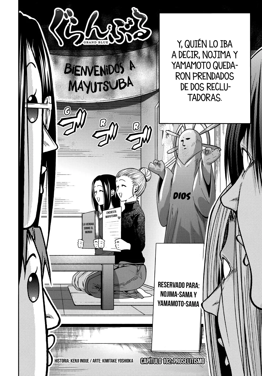 Grand Blue Capitulo 102: proselitismo página 4