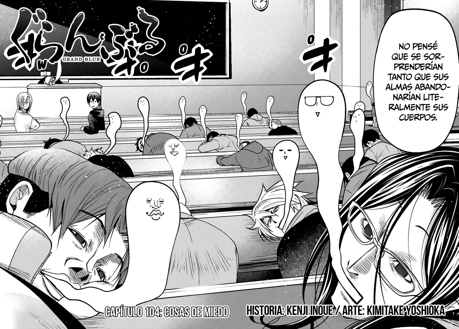 Grand Blue Capitulo 104: Cosas de miedo página 3