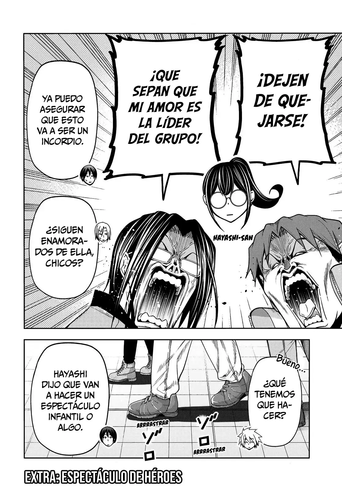 Grand Blue Capitulo 105.5: Extra: Espectáculo de héroes página 4