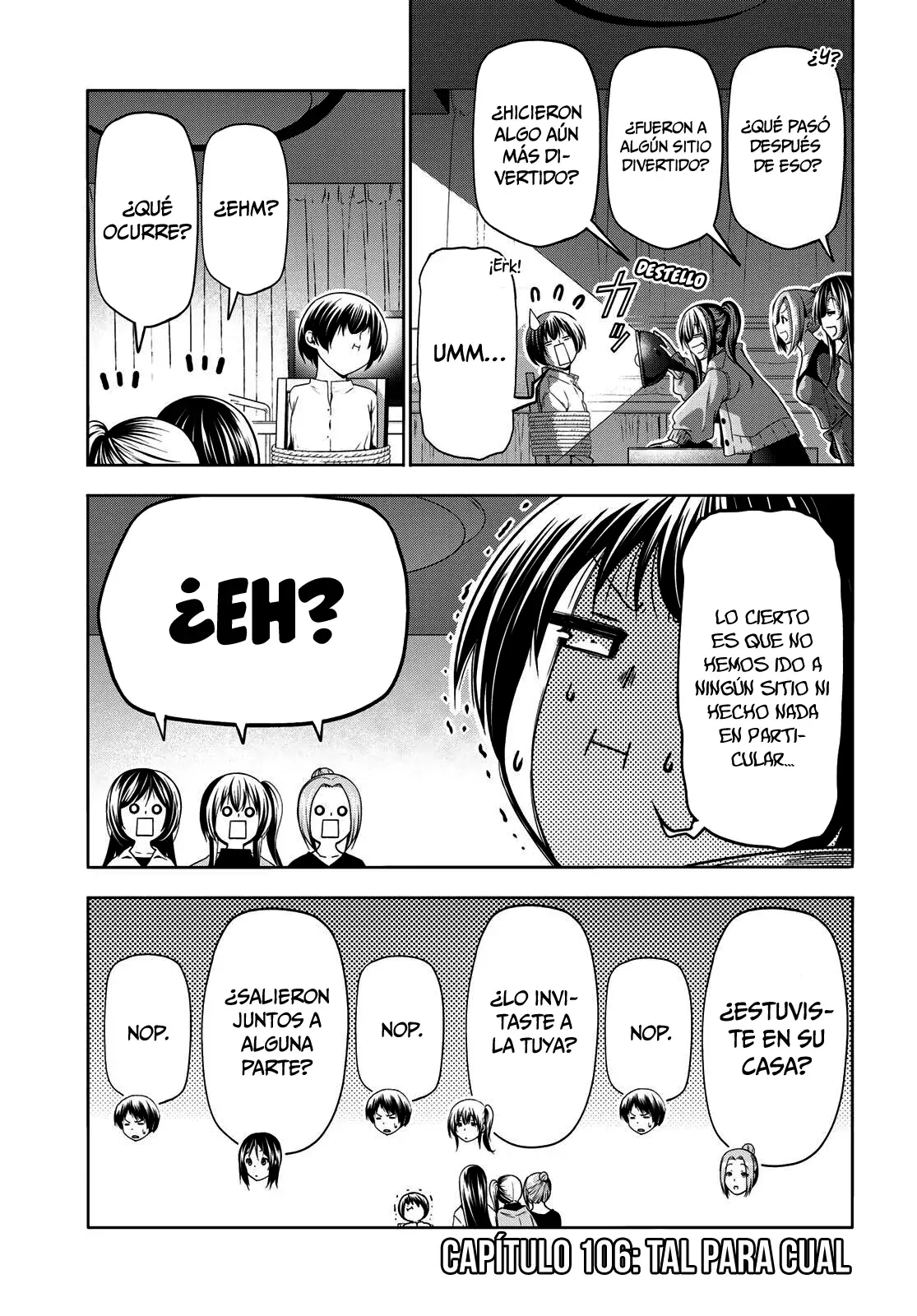 Grand Blue Capitulo 106: tal para cual página 4