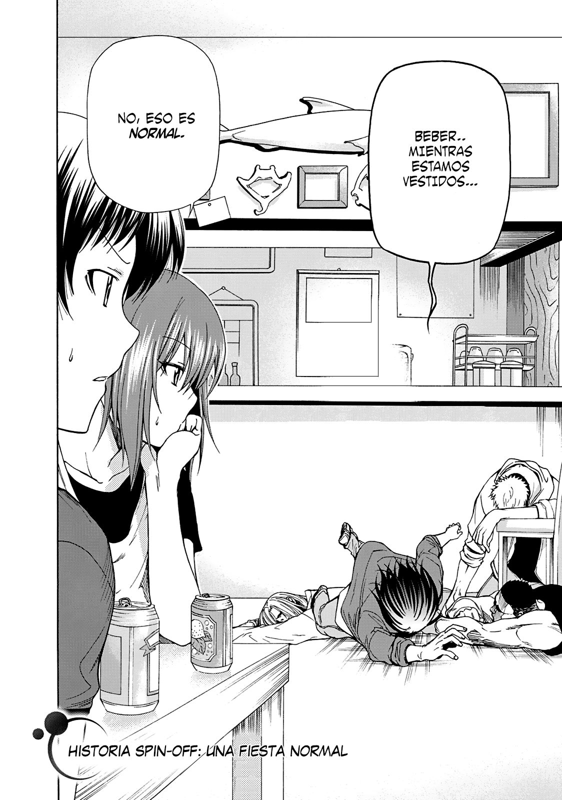 Grand Blue Capitulo 12.5 página 3