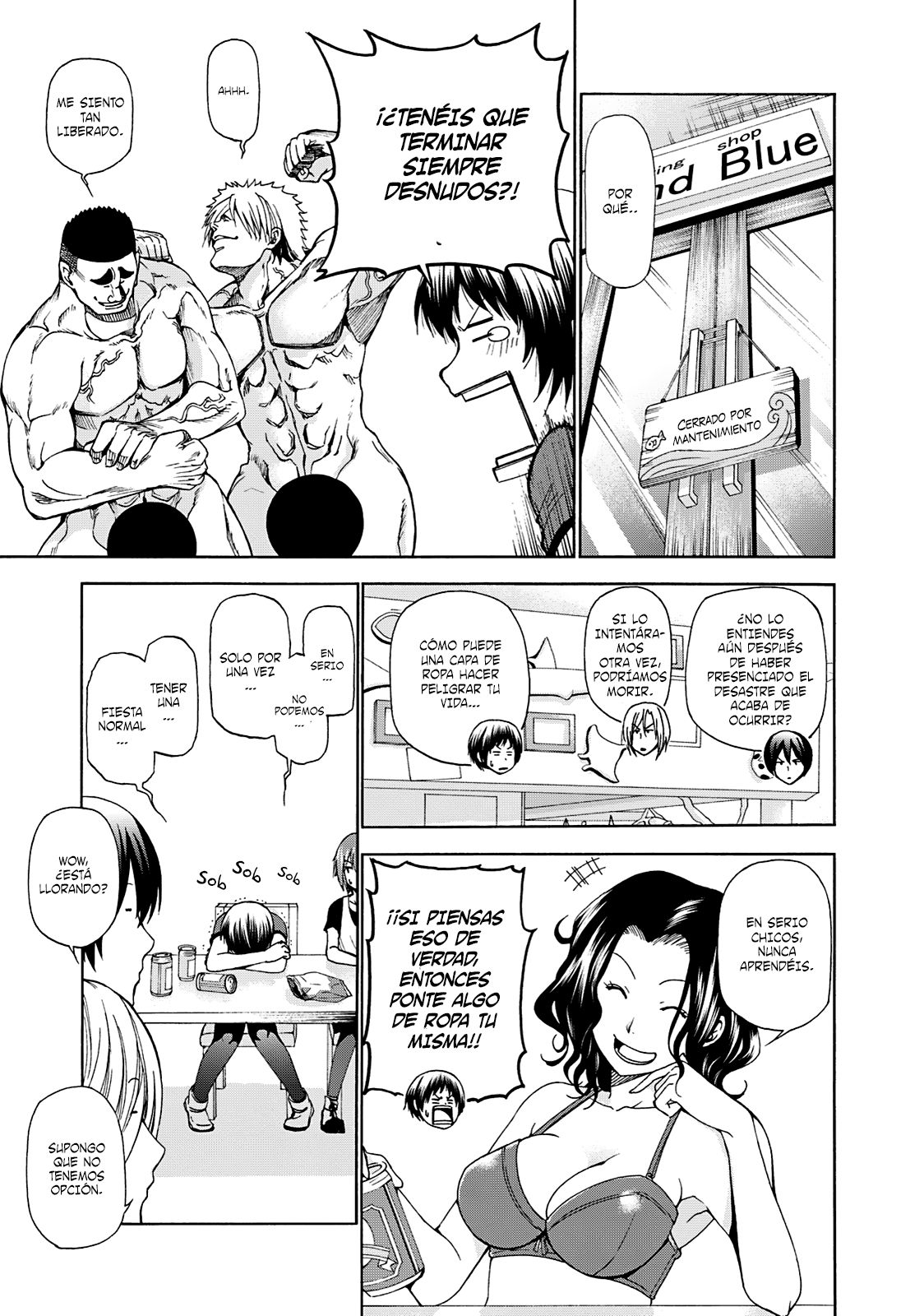 Grand Blue Capitulo 12.5 página 4