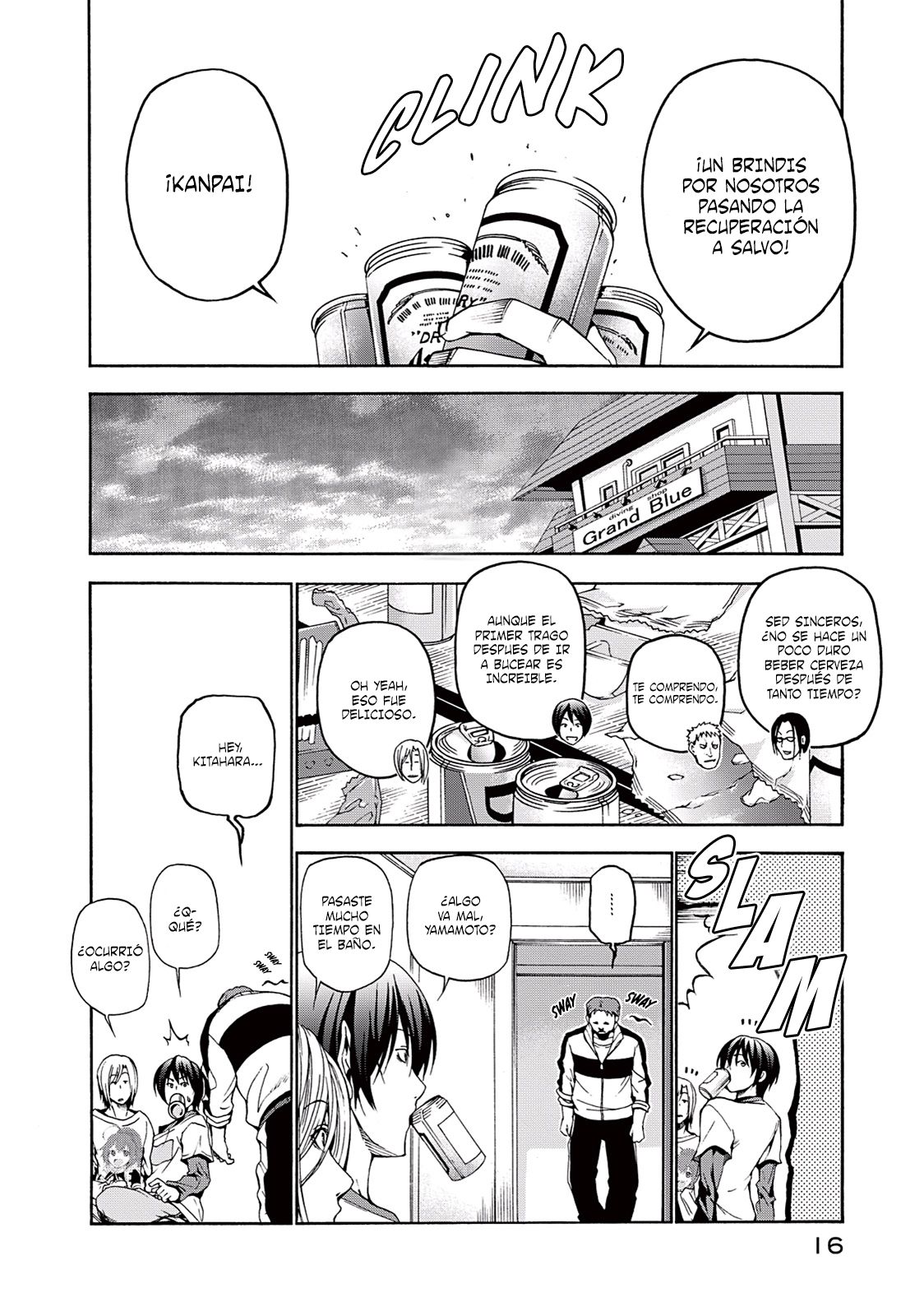 Grand Blue Capitulo 13 página 17
