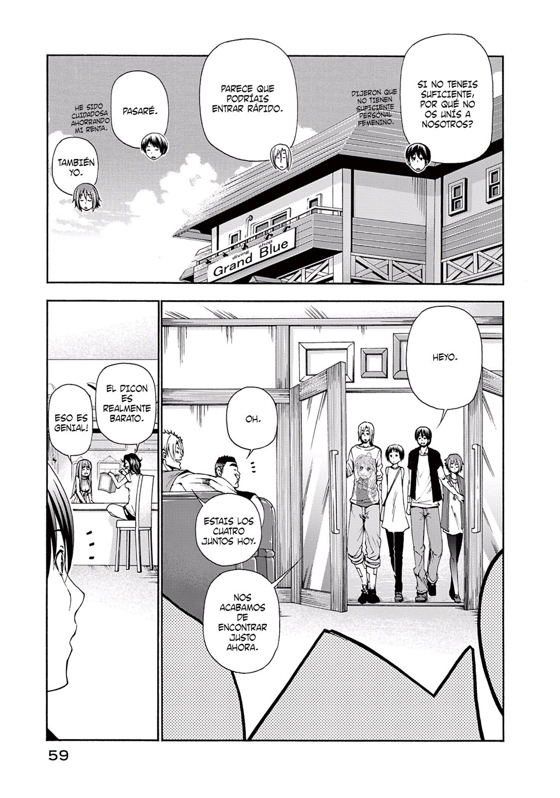 Grand Blue Capitulo 15 página 4