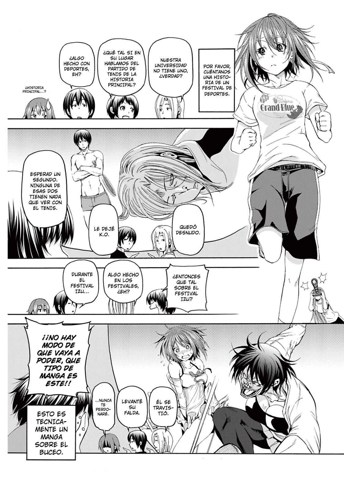 Grand Blue Capitulo 17 página 57