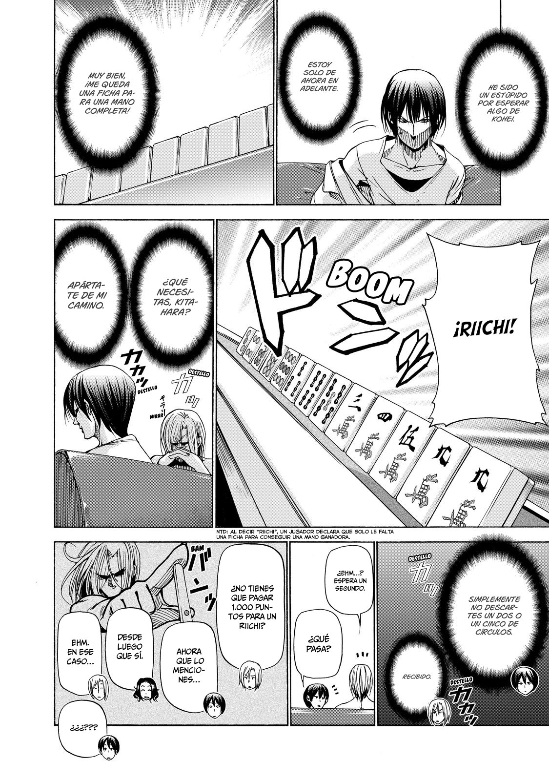 Grand Blue Capitulo 28.5: extra mahjong página 11
