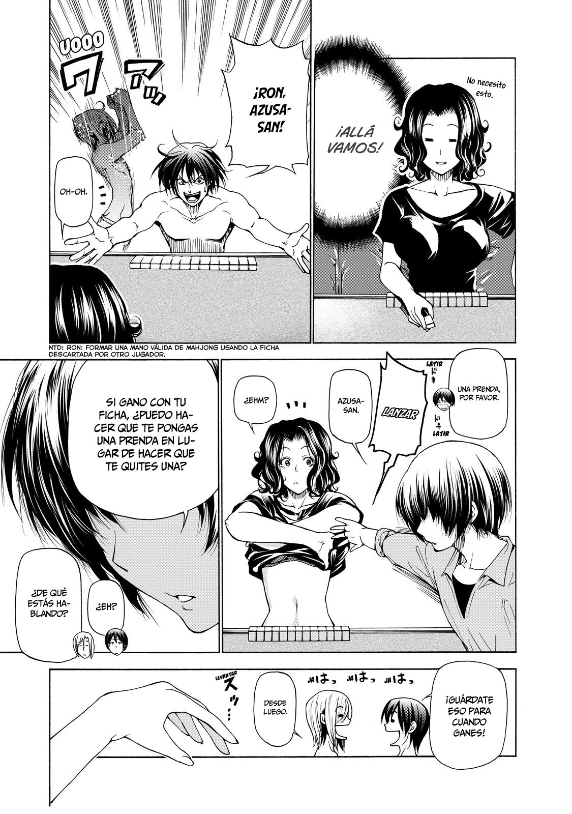 Grand Blue Capitulo 28.5: extra mahjong página 16