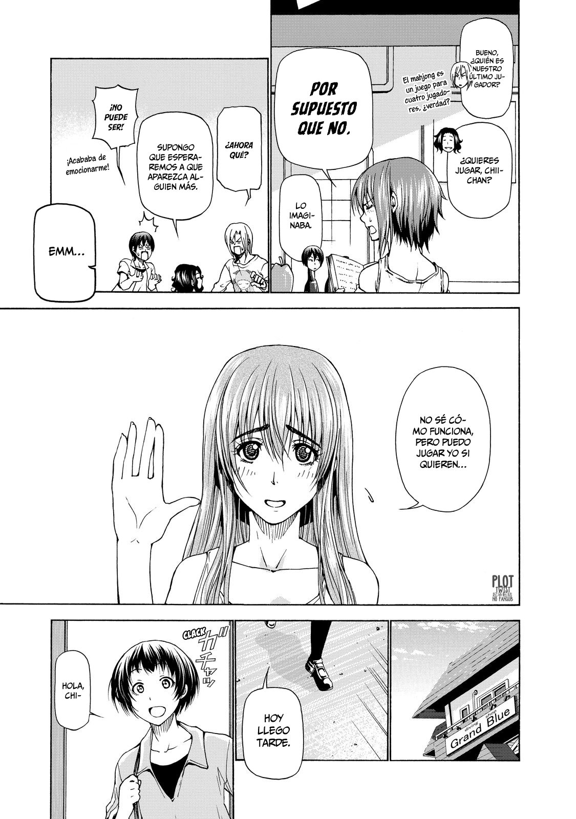 Grand Blue Capitulo 28.5: extra mahjong página 6