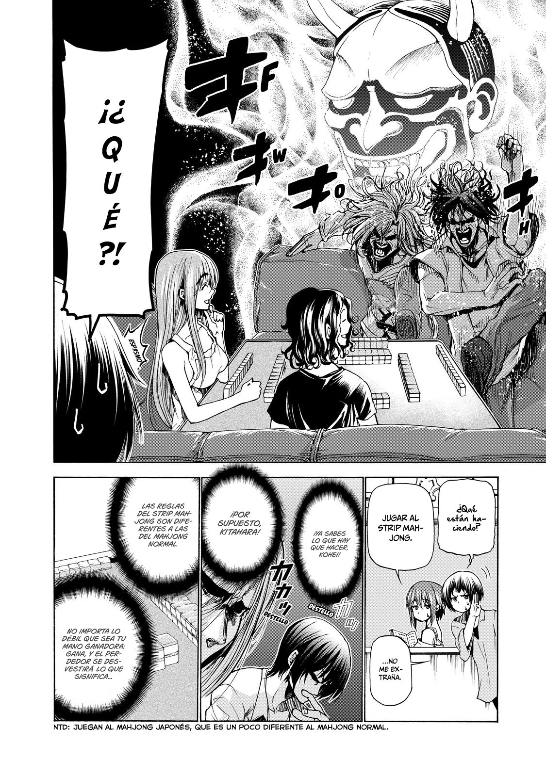 Grand Blue Capitulo 28.5: extra mahjong página 7