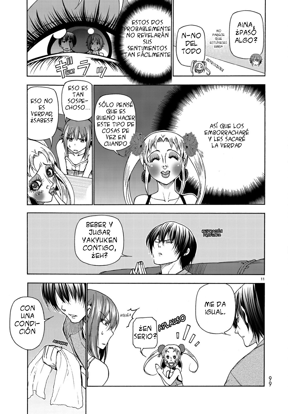 Grand Blue Capitulo 29: el juego de la impresion página 10