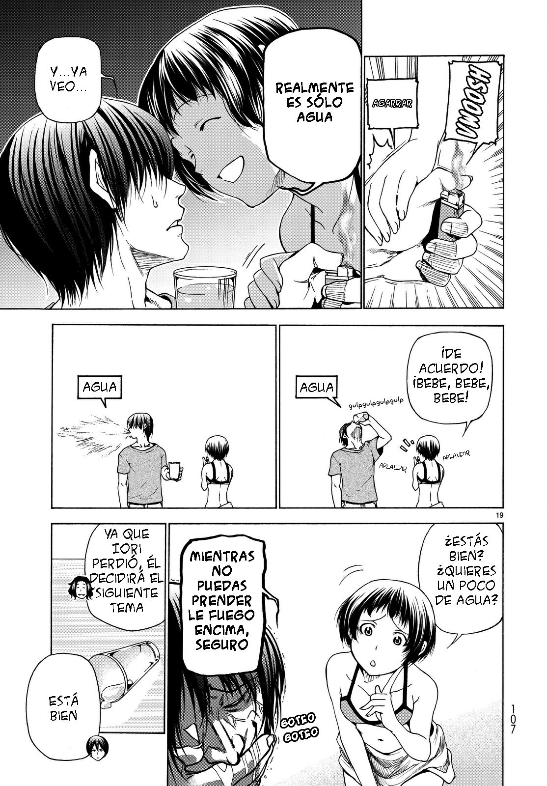 Grand Blue Capitulo 29: el juego de la impresion página 18
