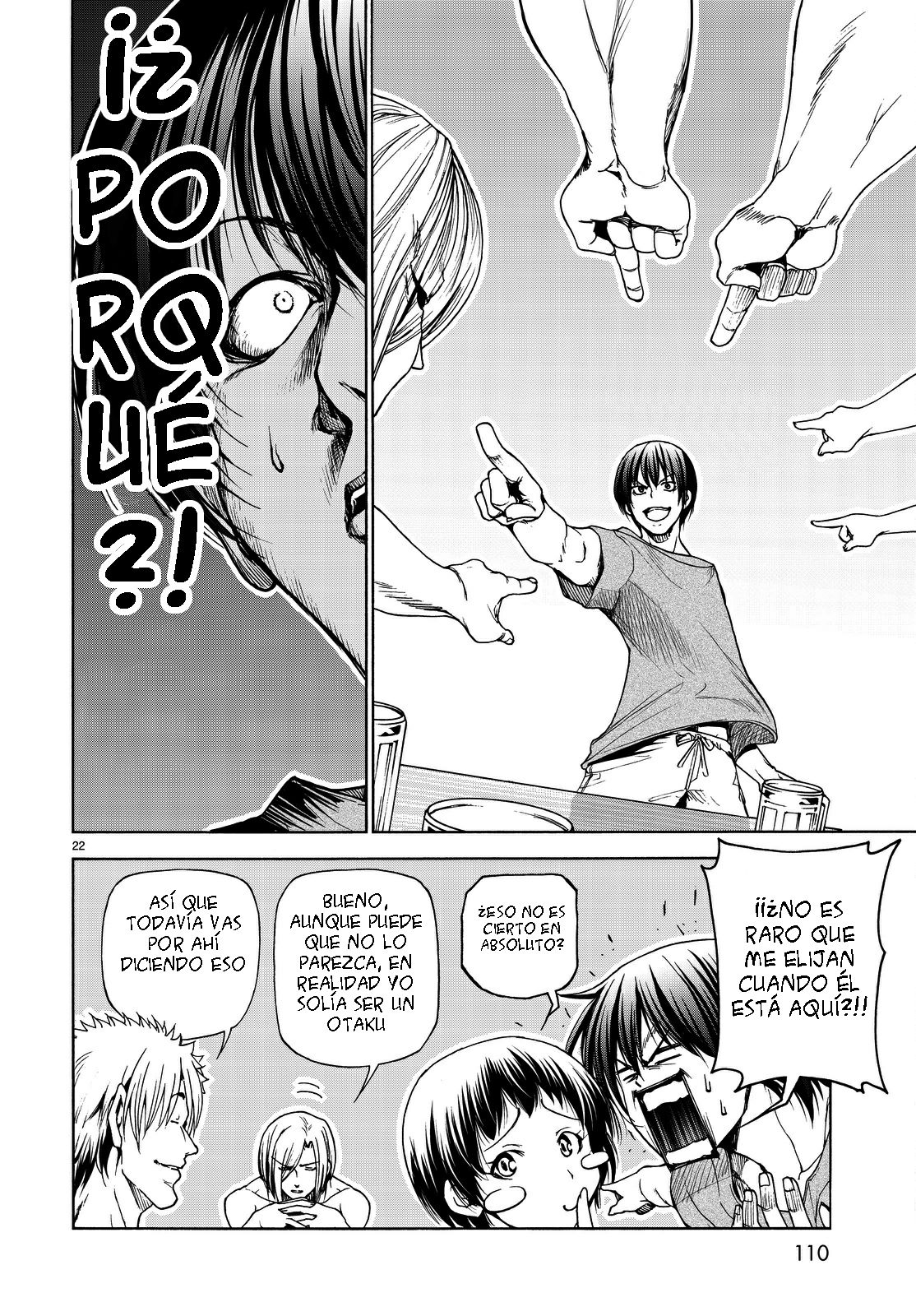 Grand Blue Capitulo 29: el juego de la impresion página 21