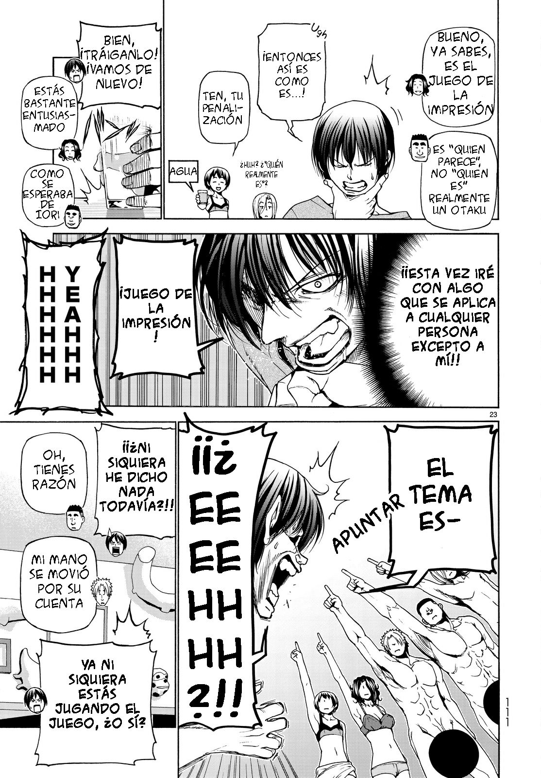 Grand Blue Capitulo 29: el juego de la impresion página 22