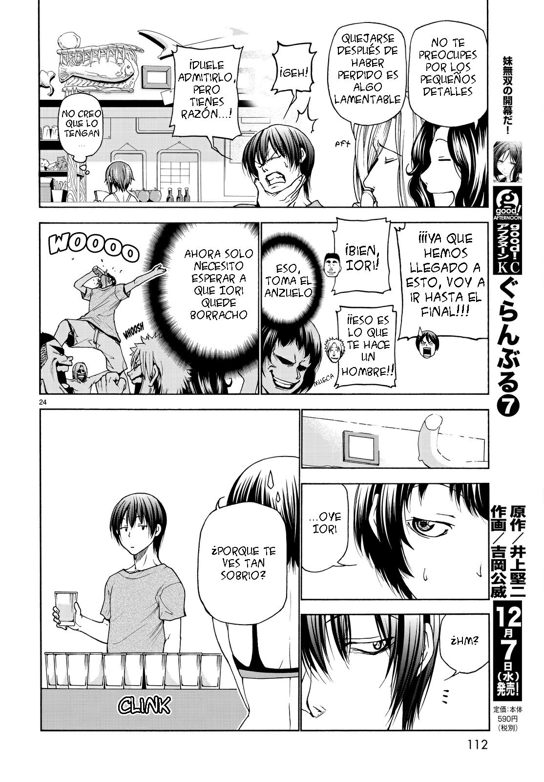 Grand Blue Capitulo 29: el juego de la impresion página 23