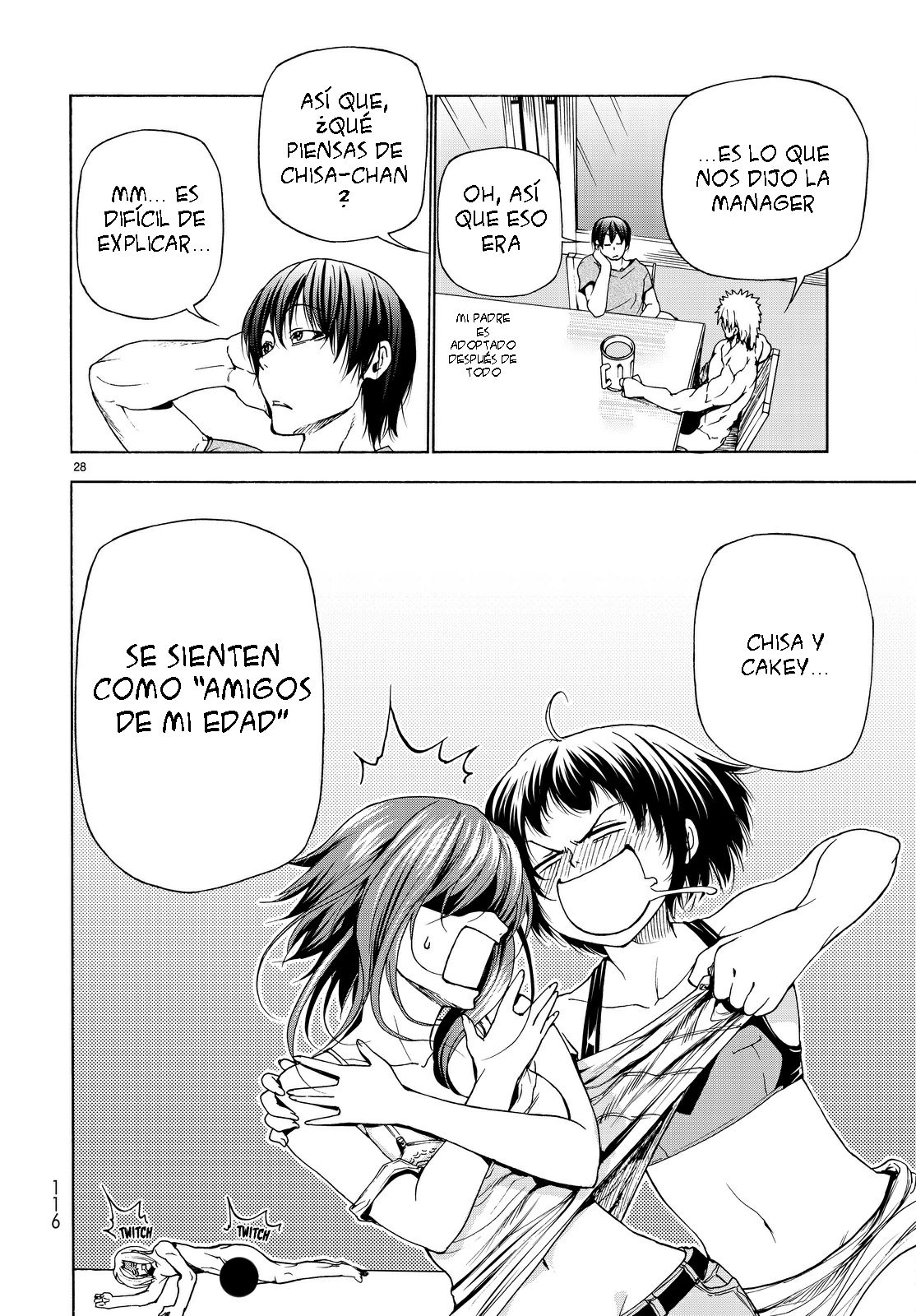Grand Blue Capitulo 29: el juego de la impresion página 27
