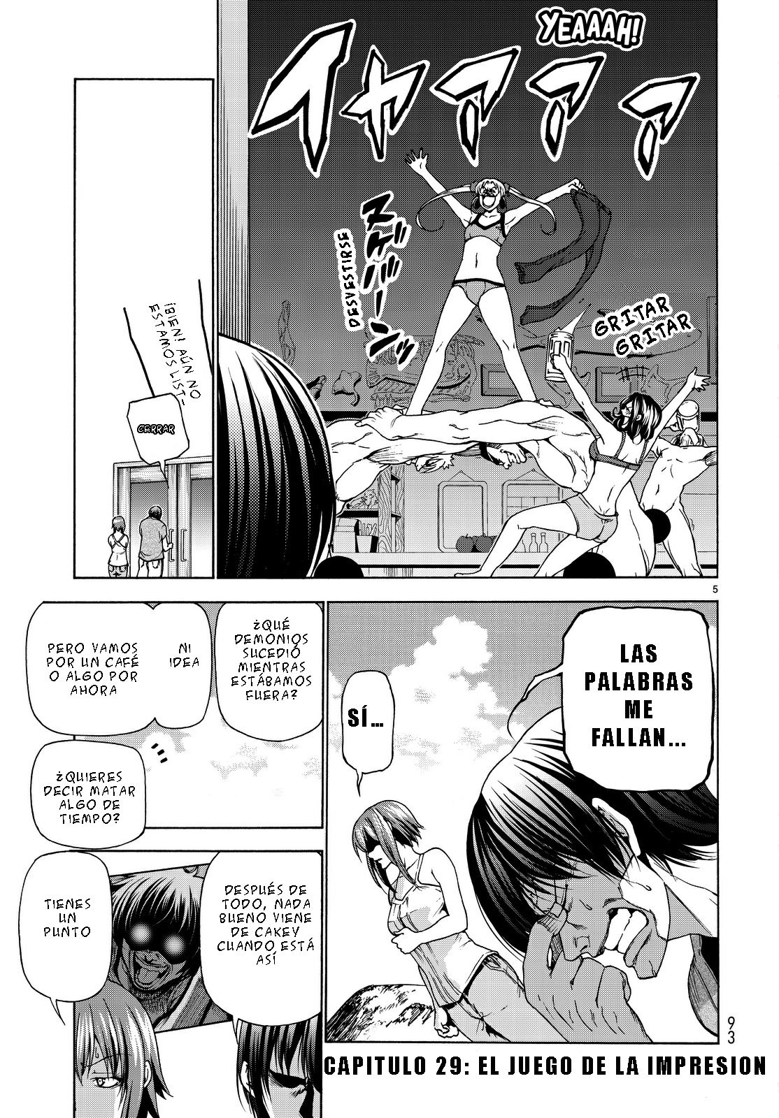 Grand Blue Capitulo 29: el juego de la impresion página 4