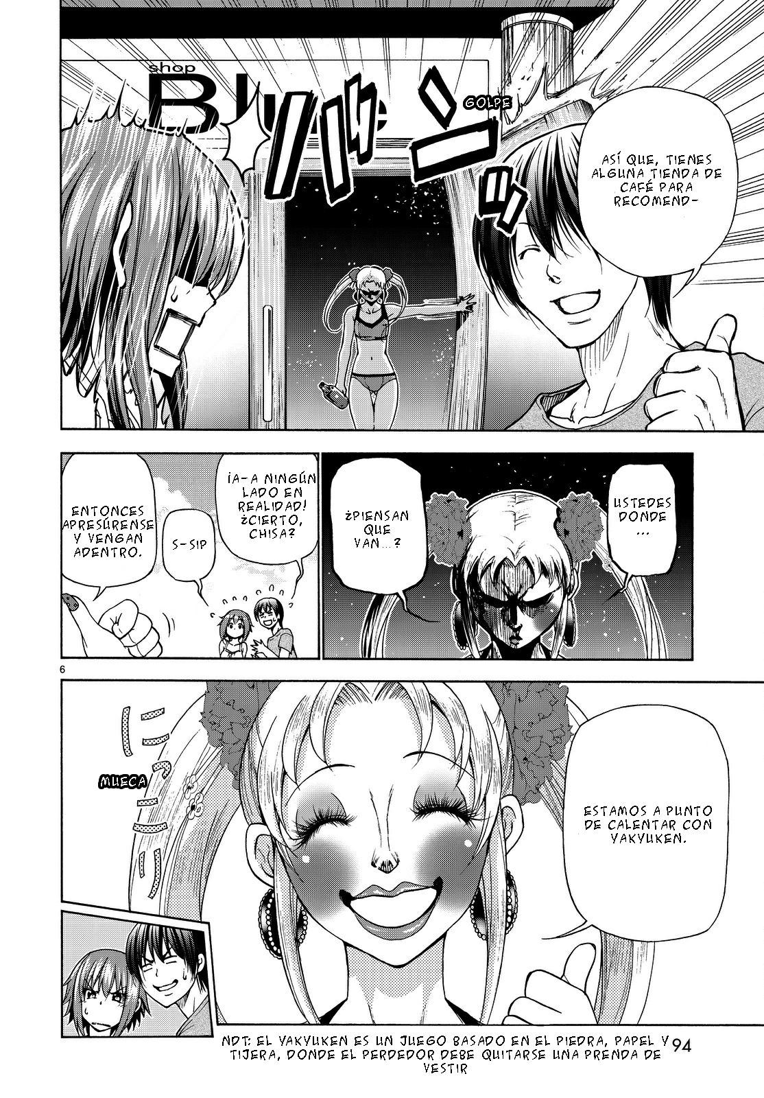 Grand Blue Capitulo 29: el juego de la impresion página 5