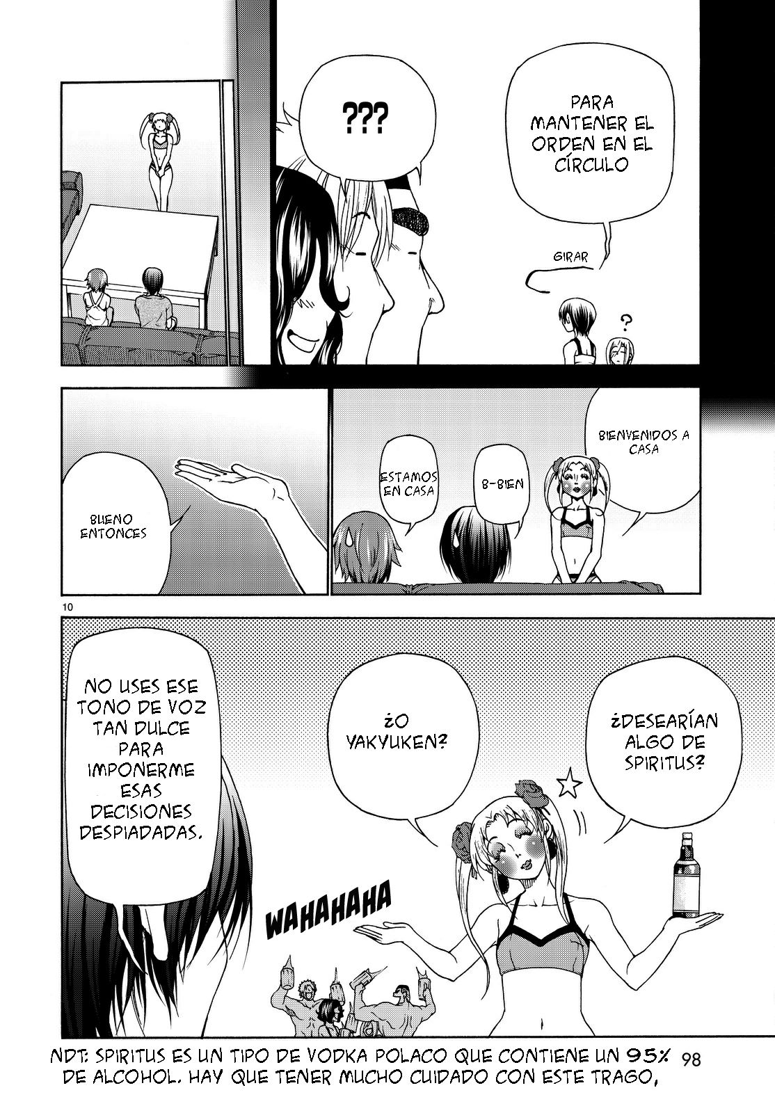 Grand Blue Capitulo 29: el juego de la impresion página 9
