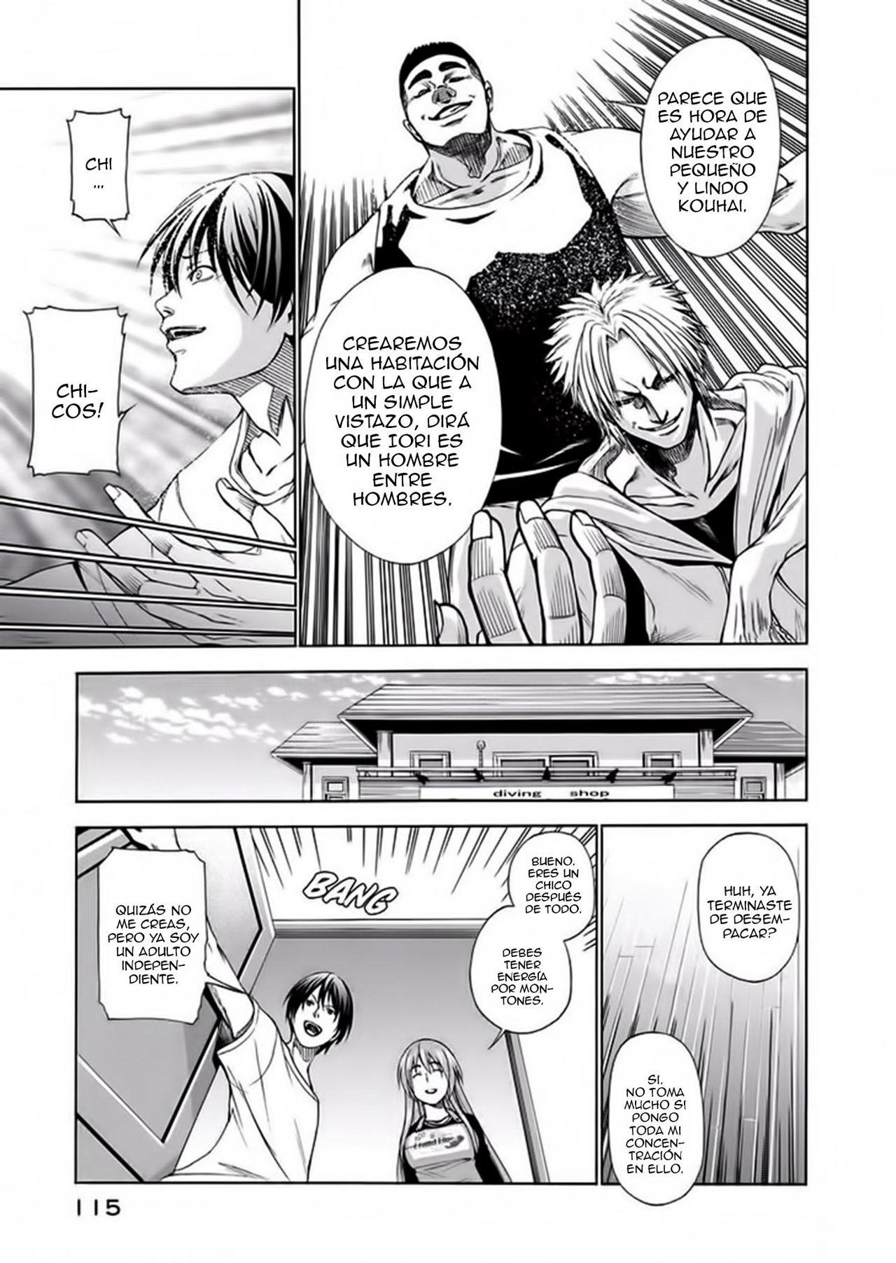 Grand Blue Capitulo 3 página 18
