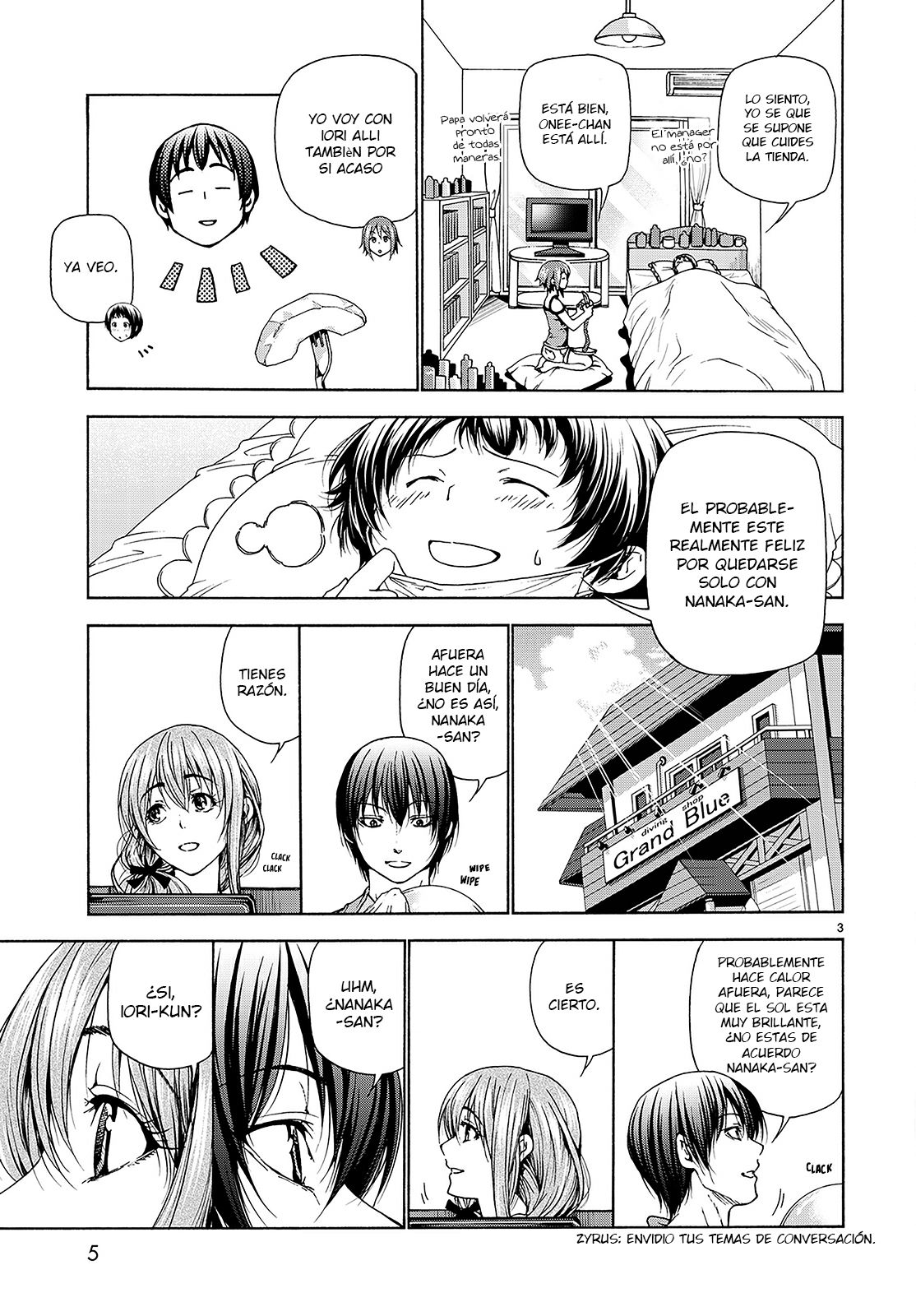Grand Blue Capitulo 30: No me estoy desnudando ¿ok? página 4