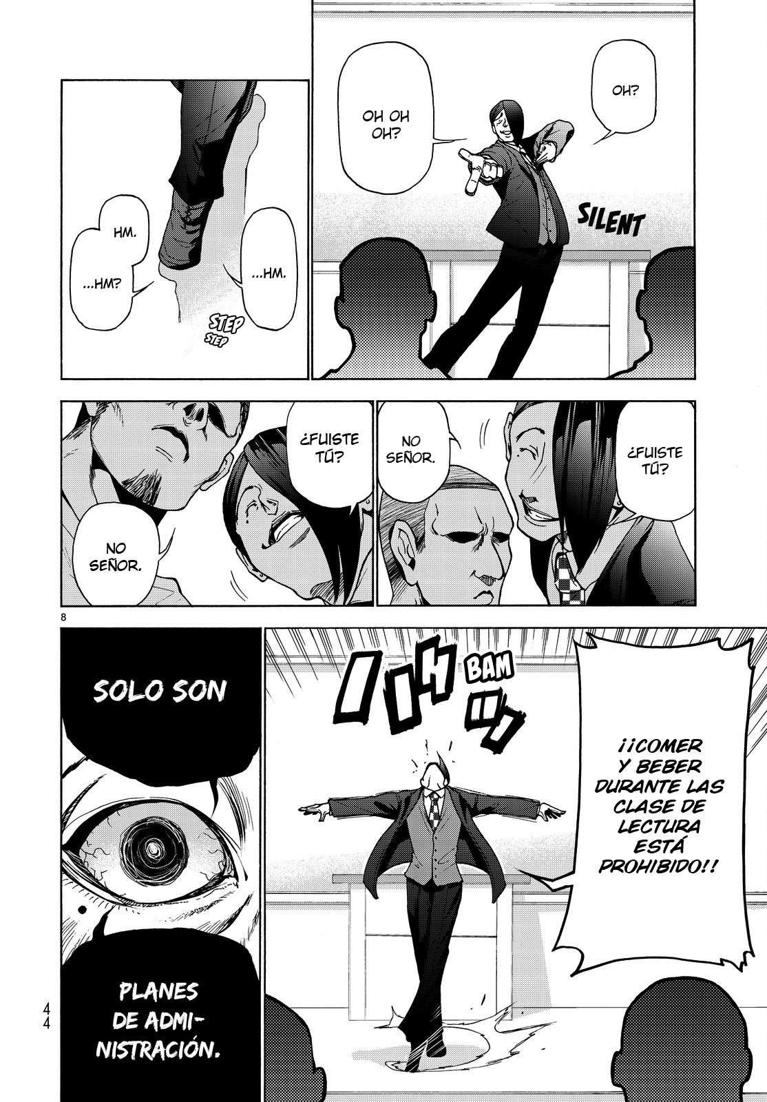 Grand Blue Capitulo 31: Escena en el salón de clase. página 10