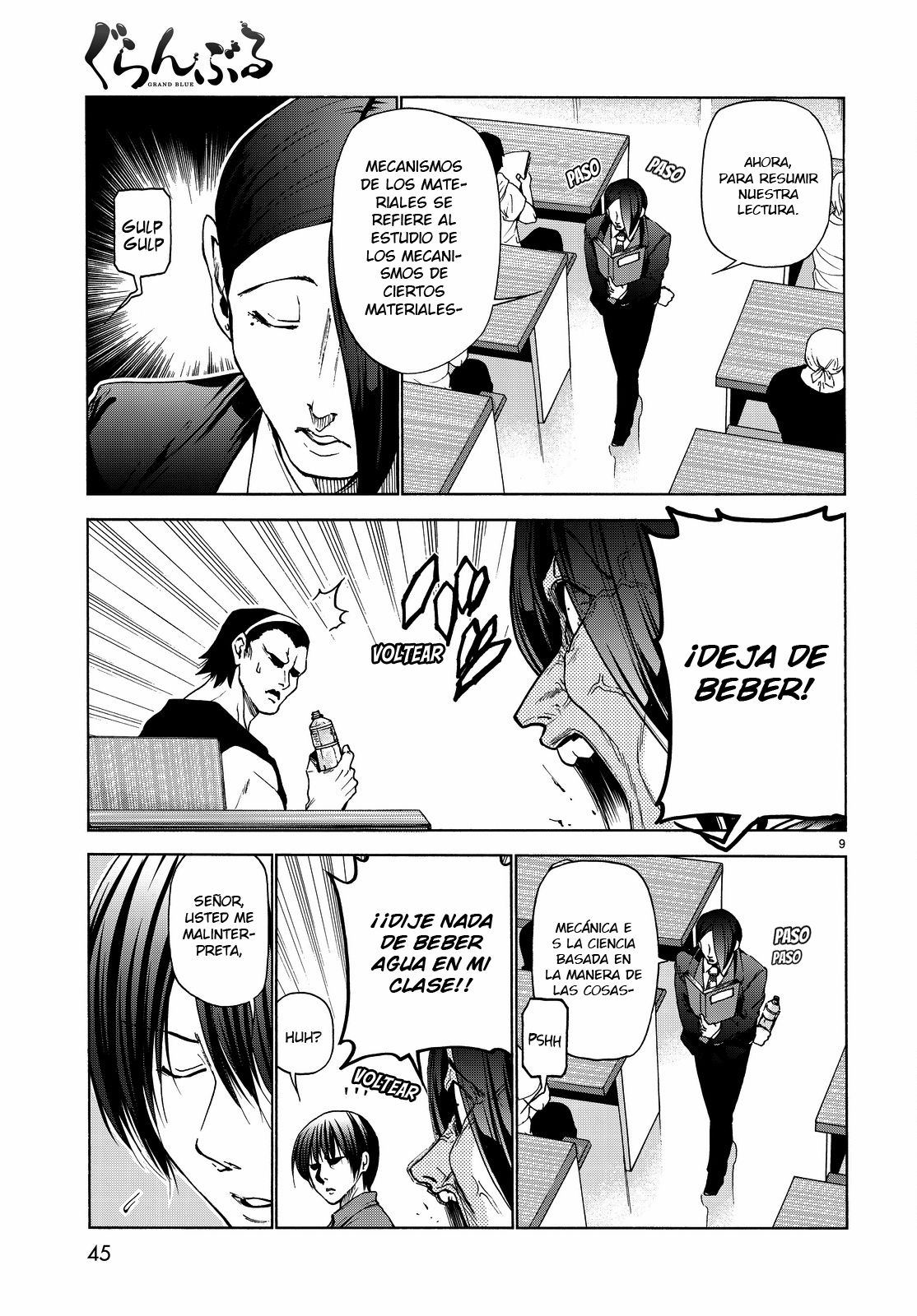 Grand Blue Capitulo 31: Escena en el salón de clase. página 11