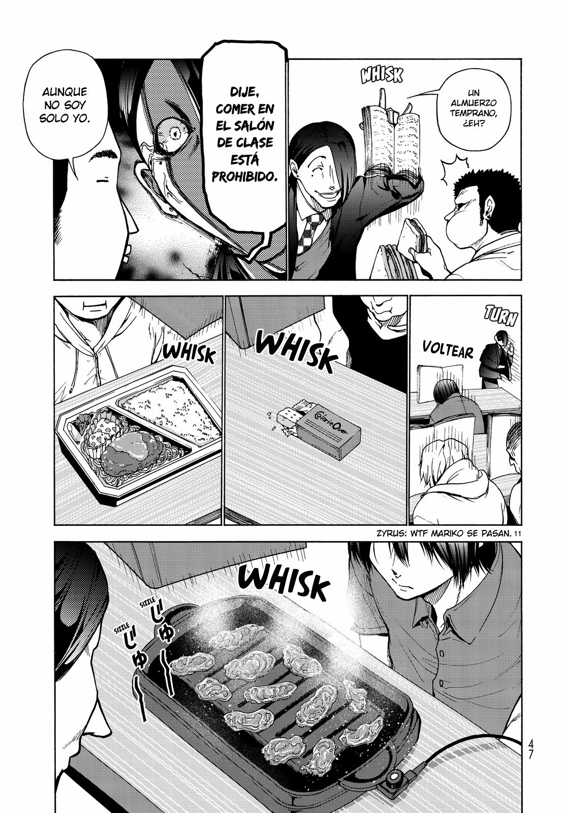 Grand Blue Capitulo 31: Escena en el salón de clase. página 13