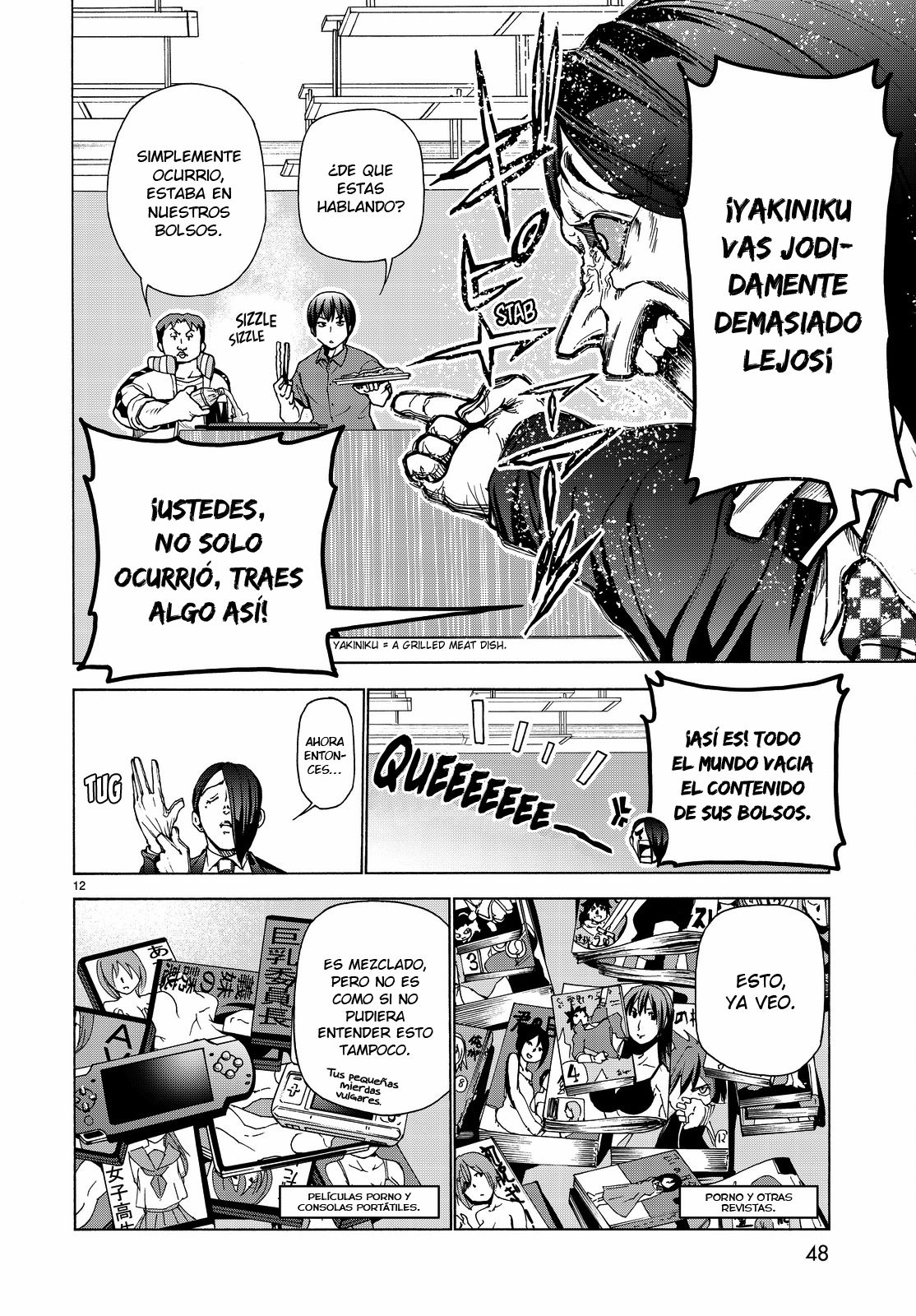 Grand Blue Capitulo 31: Escena en el salón de clase. página 14