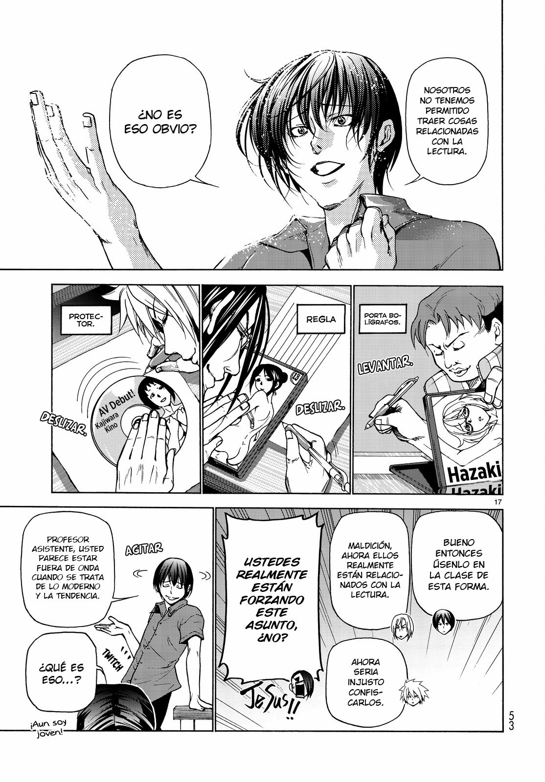 Grand Blue Capitulo 31: Escena en el salón de clase. página 19