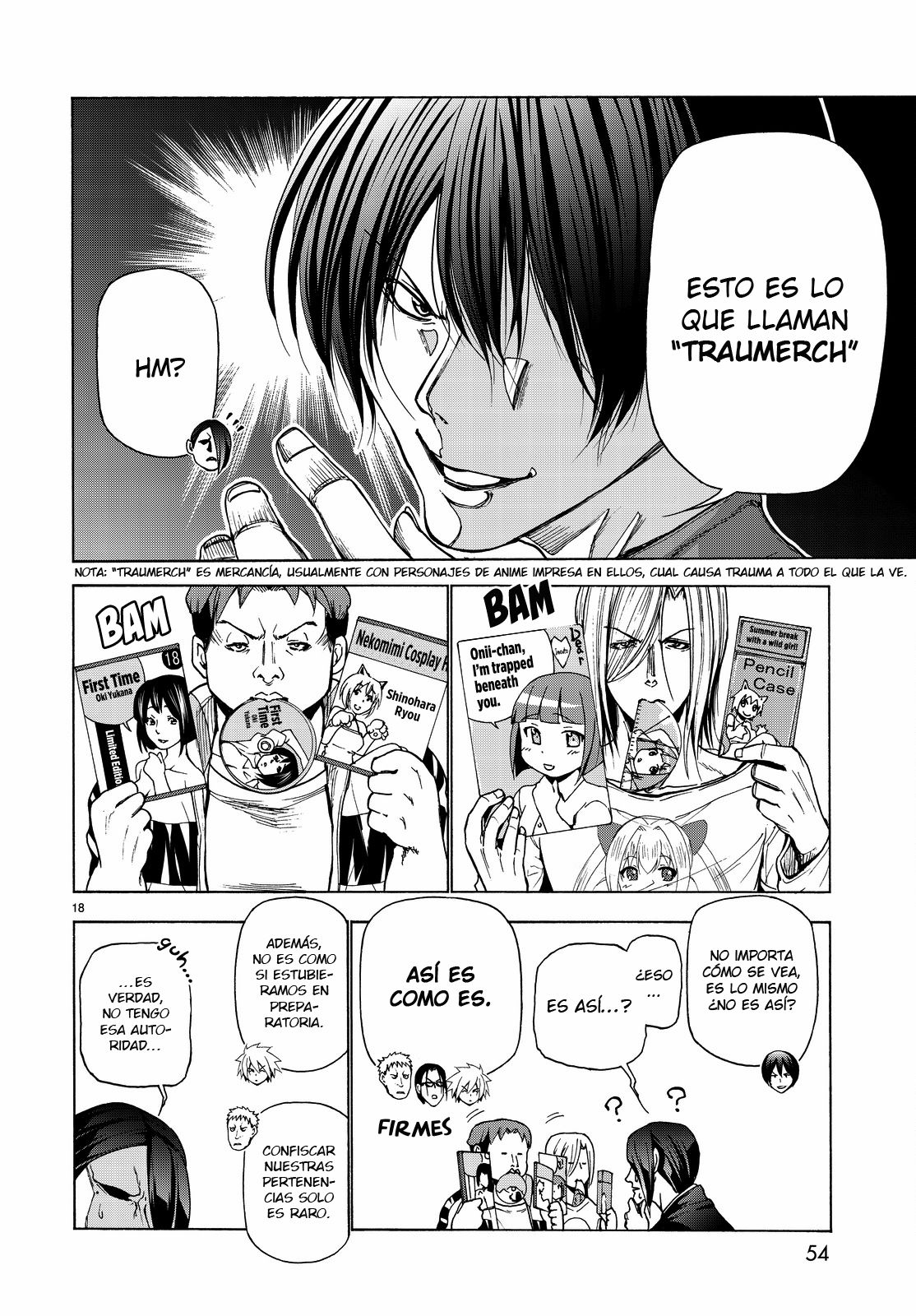 Grand Blue Capitulo 31: Escena en el salón de clase. página 20