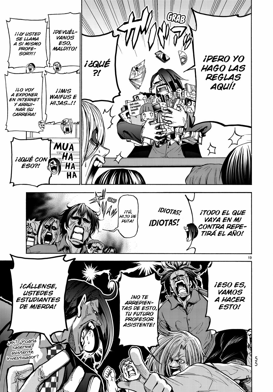 Grand Blue Capitulo 31: Escena en el salón de clase. página 21