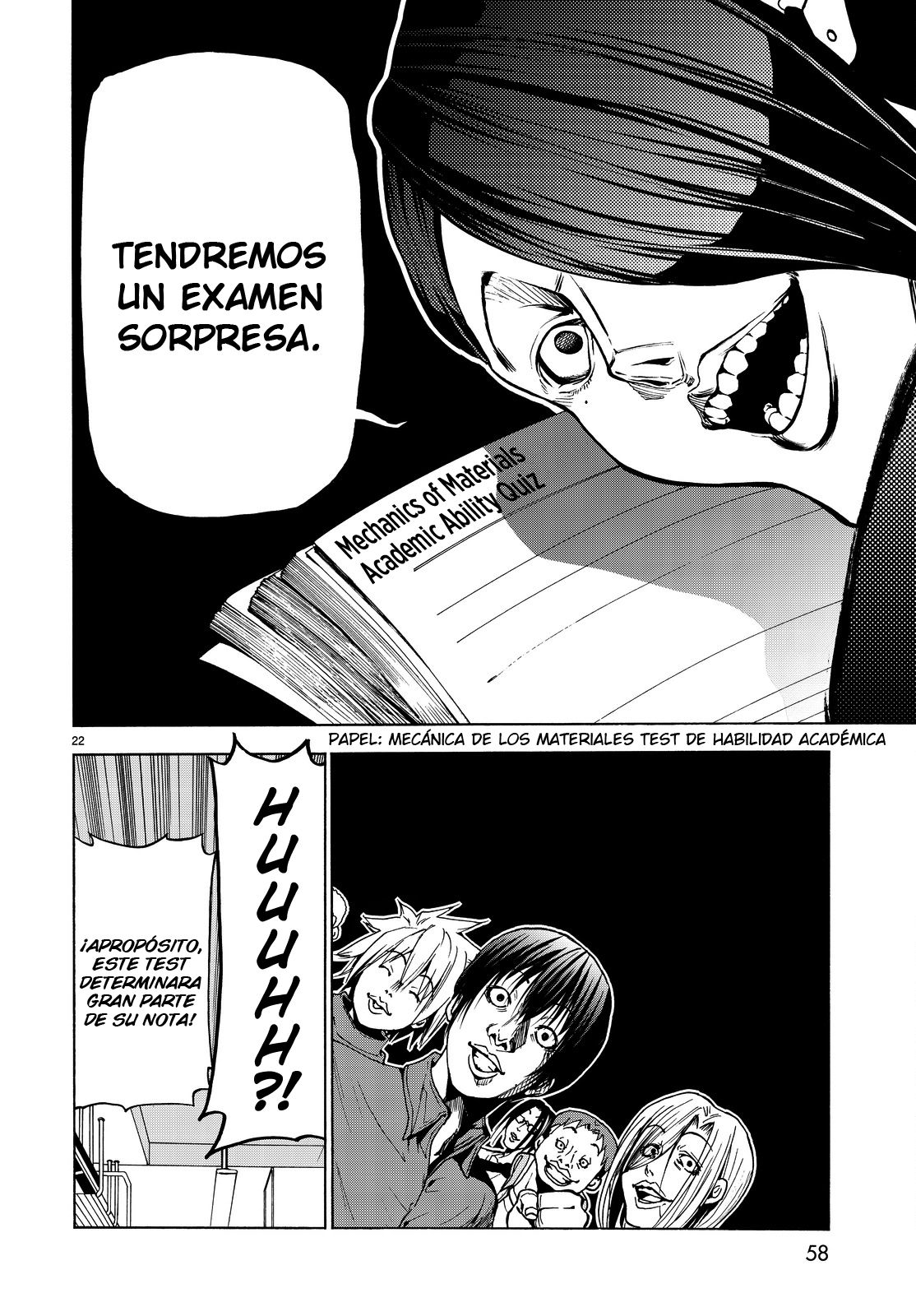 Grand Blue Capitulo 31: Escena en el salón de clase. página 24