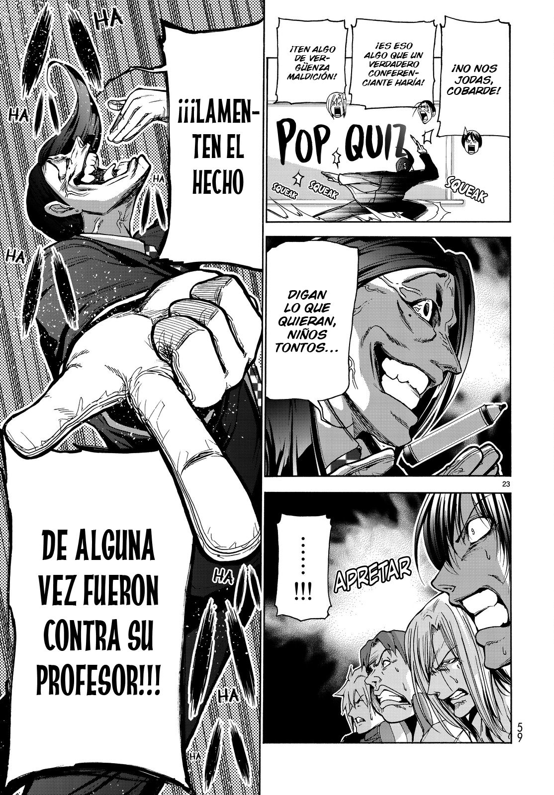 Grand Blue Capitulo 31: Escena en el salón de clase. página 25