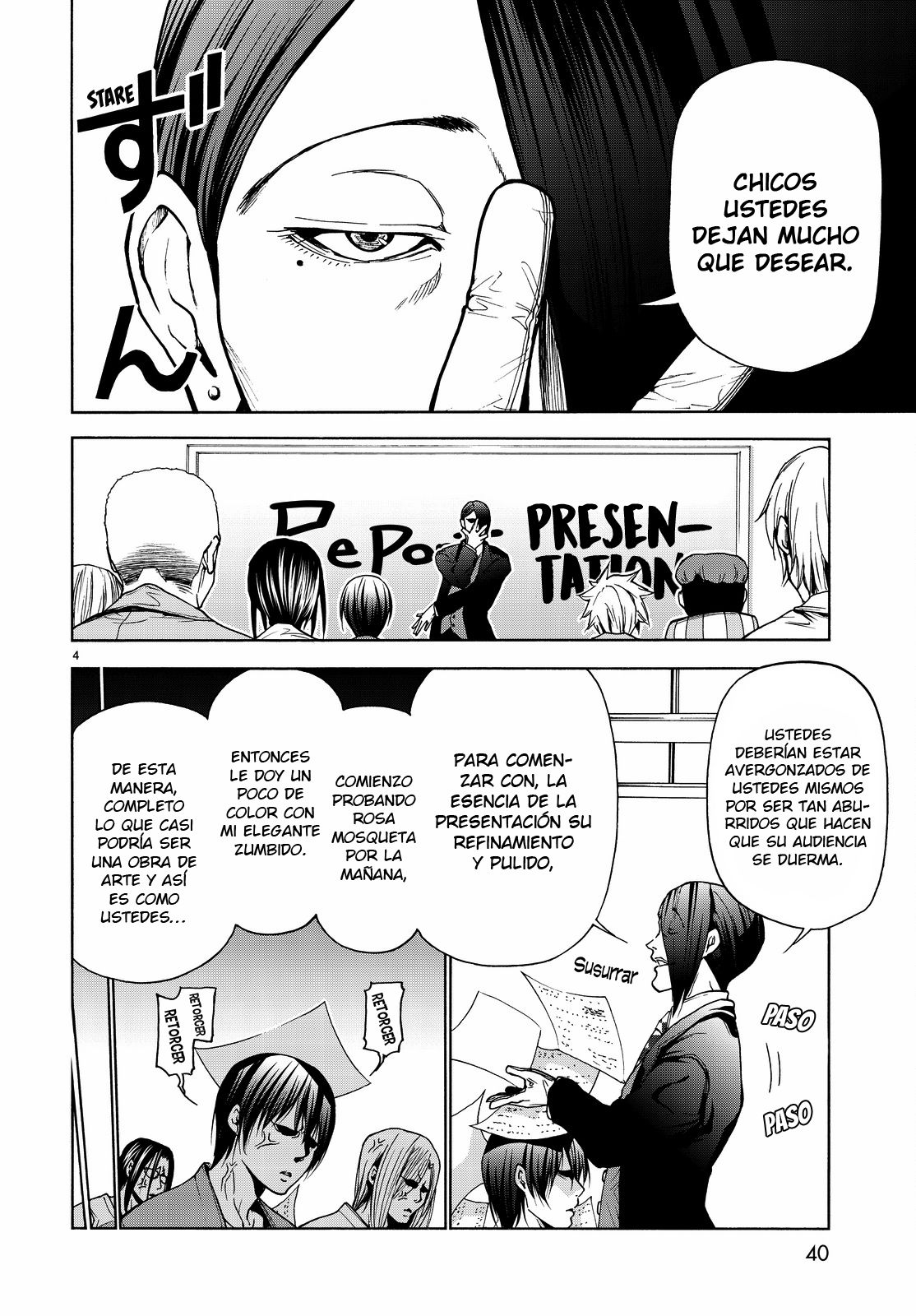 Grand Blue Capitulo 31: Escena en el salón de clase. página 6