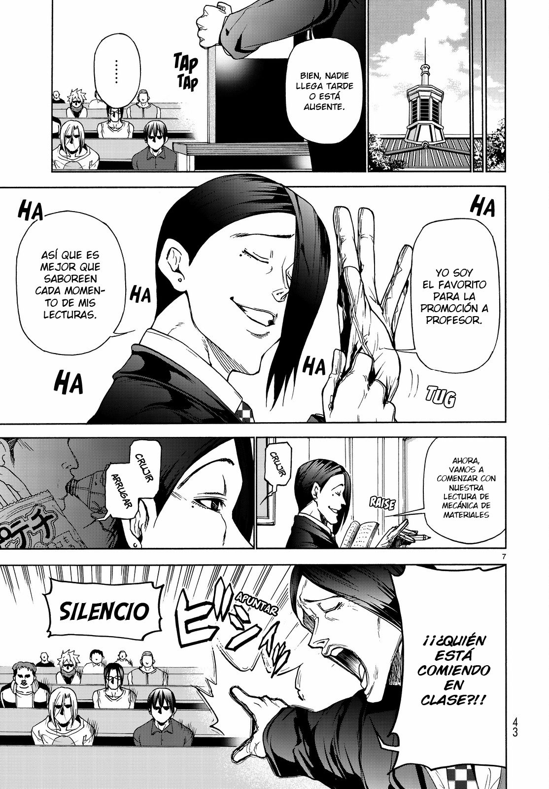 Grand Blue Capitulo 31: Escena en el salón de clase. página 9