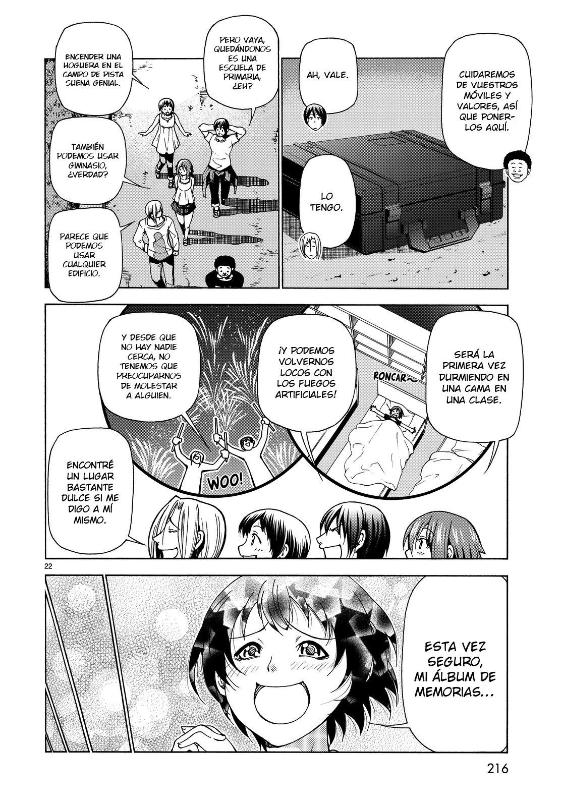 Grand Blue Capitulo 33: Cámping escolar para adutos página 23