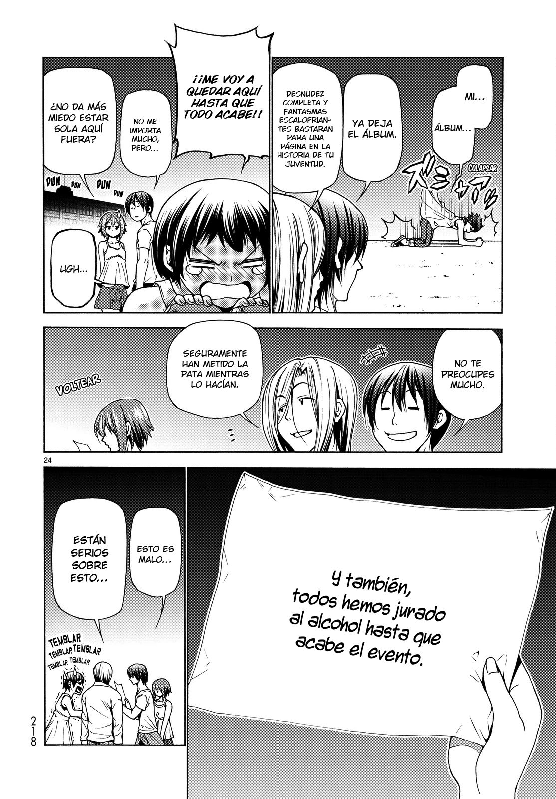 Grand Blue Capitulo 33: Cámping escolar para adutos página 25