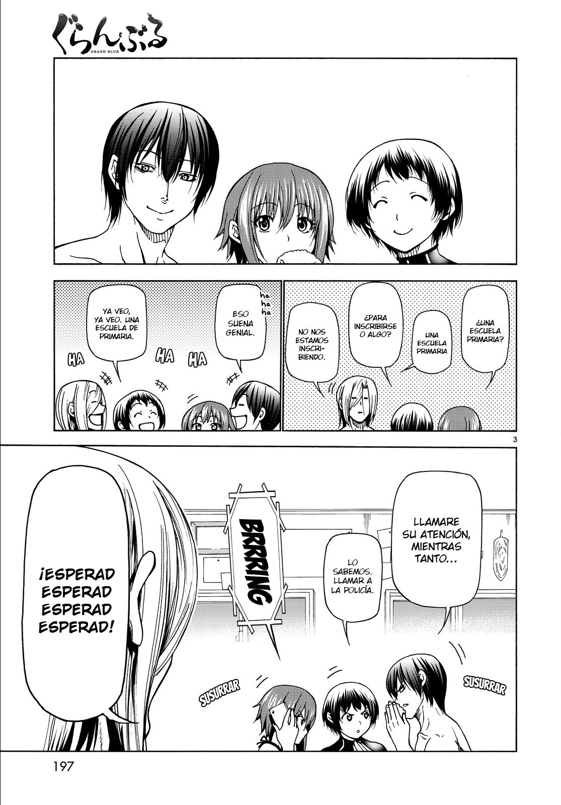 Grand Blue Capitulo 33: Cámping escolar para adutos página 4