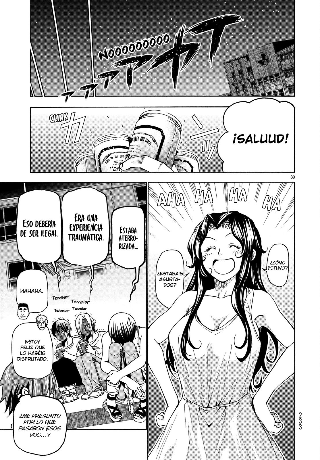 Grand Blue Capitulo 33: Cámping escolar para adutos página 40