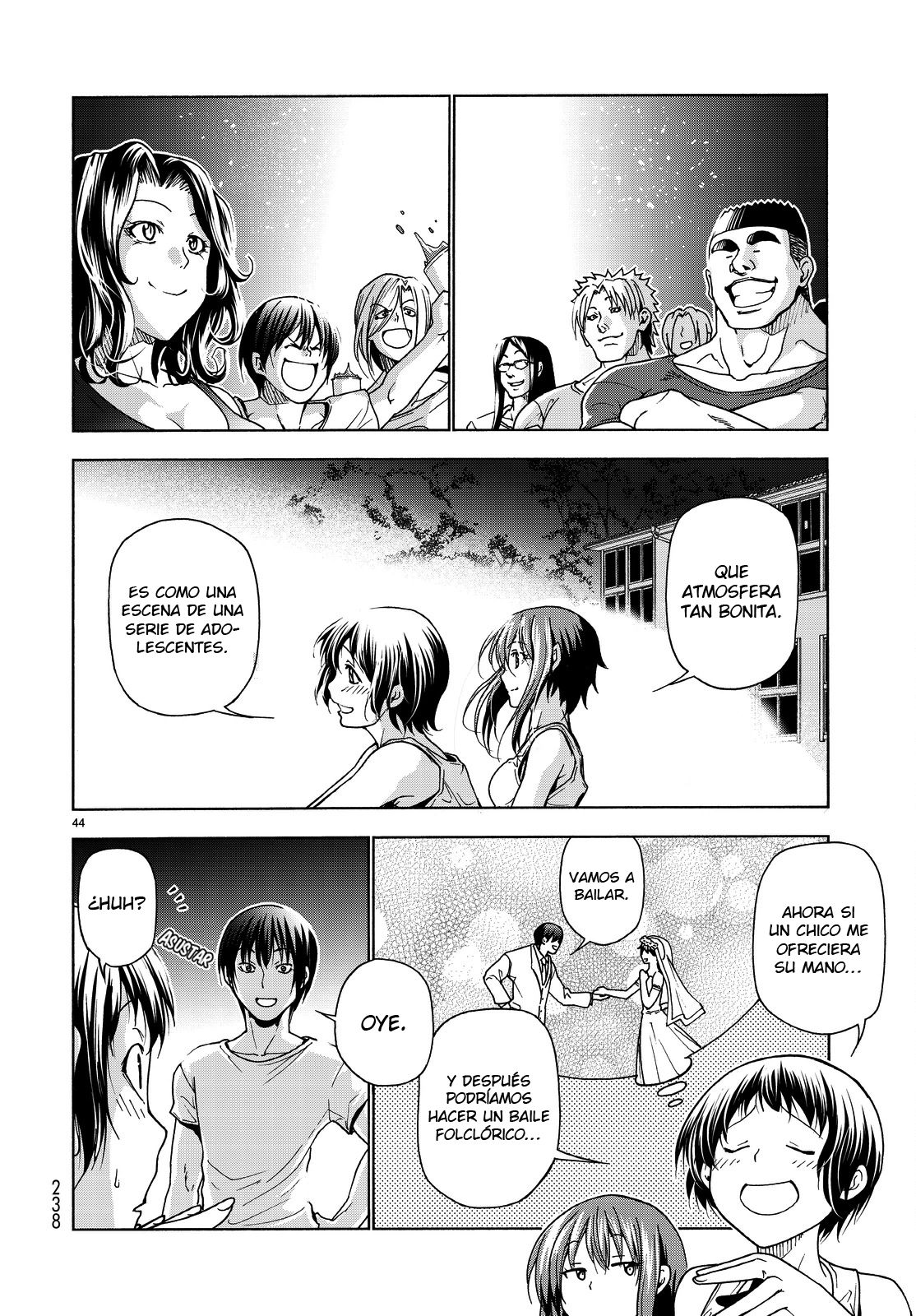 Grand Blue Capitulo 33: Cámping escolar para adutos página 44