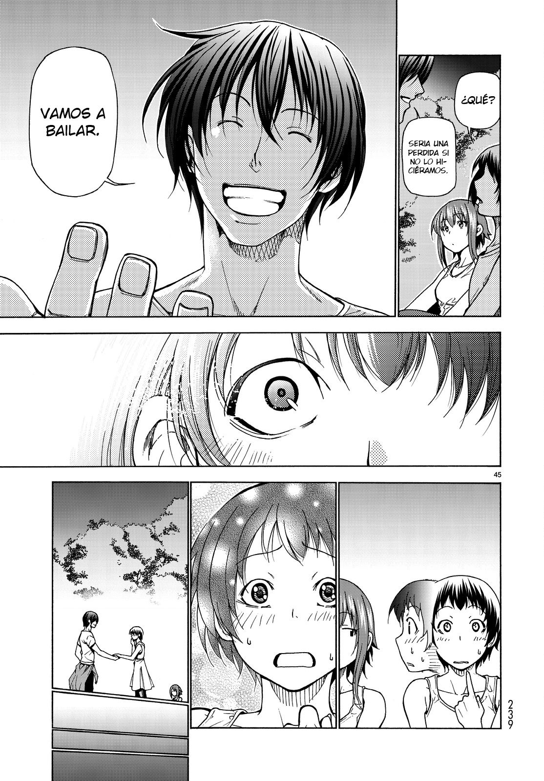 Grand Blue Capitulo 33: Cámping escolar para adutos página 45