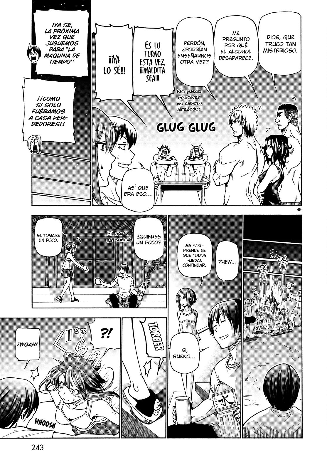Grand Blue Capitulo 33: Cámping escolar para adutos página 49