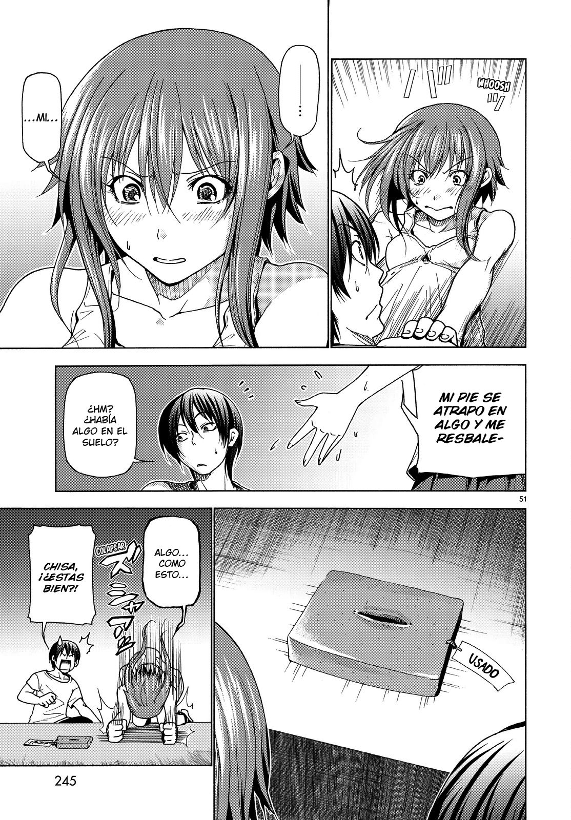 Grand Blue Capitulo 33: Cámping escolar para adutos página 51